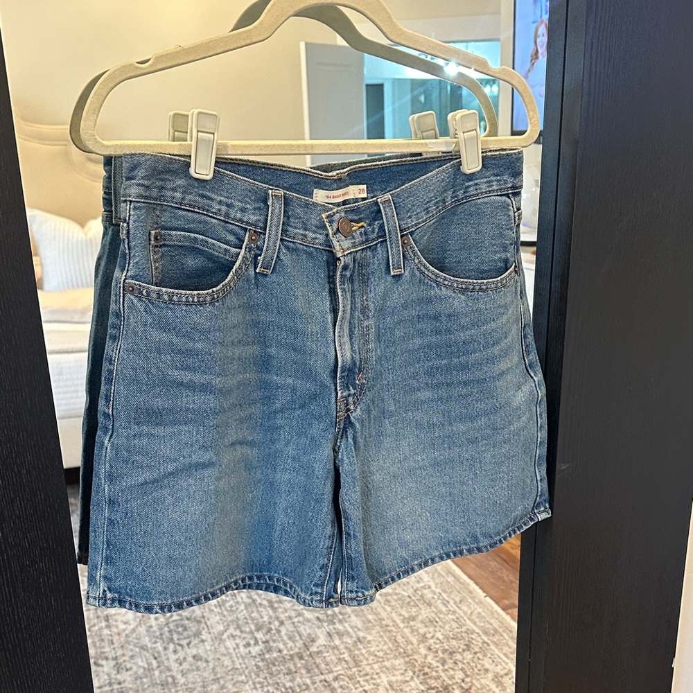 Classic Blue Denim Women's Shorts